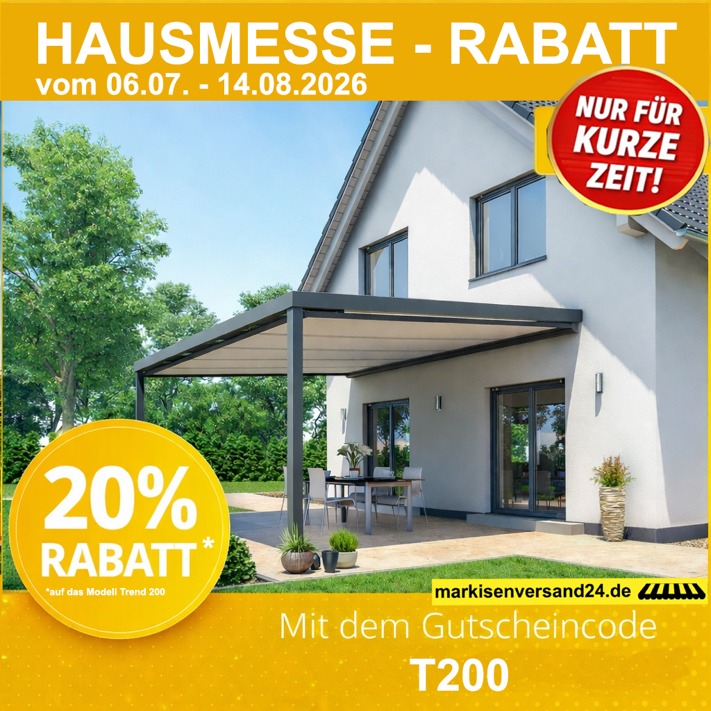 Unterglasmarkise Trend 200